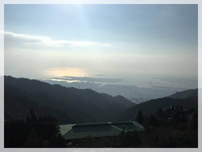 六甲山ホテルからの眺望