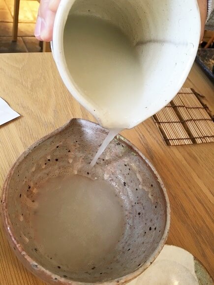 濃い蕎麦湯