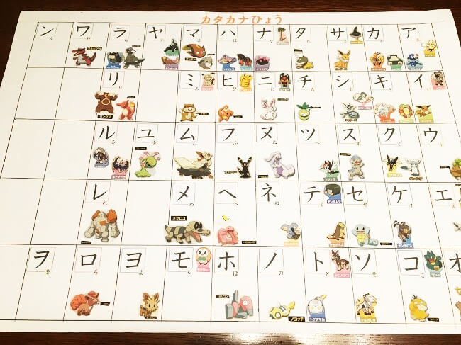 小学校入学前のカタカナ練習はポケモンでゲットだぜっ ゆうゆうブログ