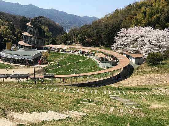 丘の上からみる景色