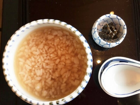 茶粥とお茶の佃煮