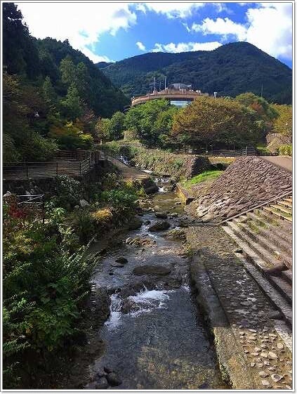 いよやかの郷近くの川