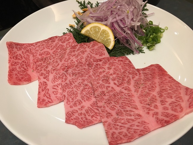 上ロースの焼きしゃぶ 上ロースの焼きしゃぶ