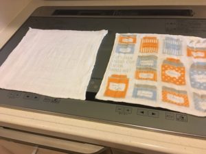 ふきんは白！汚れたら直ぐわかるのでマメに洗うようになります