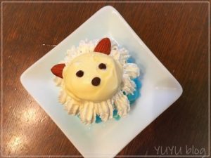 プリキュアアラモード☆あおちゃんの『らいおんアイス』を作りました☆