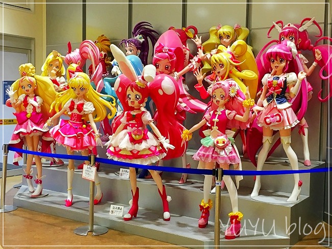 歴代プリキュアのフィギュア