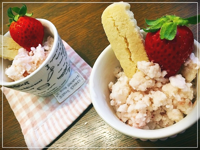 『いちごのジェラート』完成