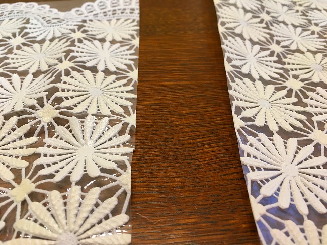 スパッと切れました