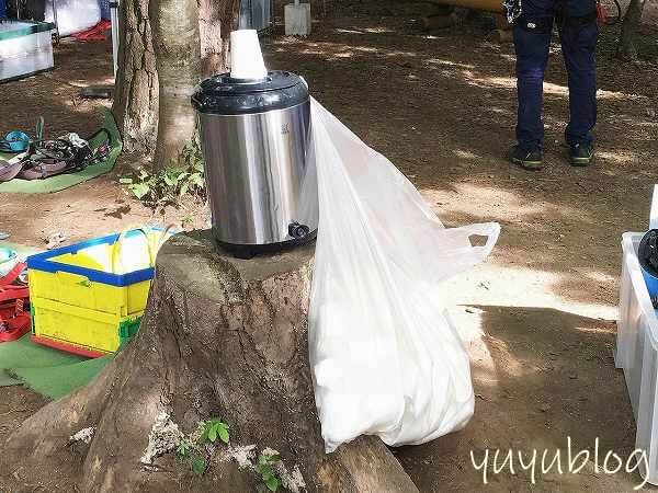 無料で提供されていたお茶