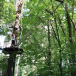 リゾナーレ八ヶ岳アクティビティ「森の空中散歩」のアスレチックが面白い