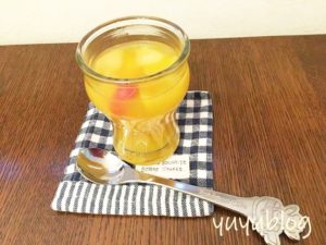 喉（のど）が痛い時のおやつはゼリーがおすすめ。レシピご紹介