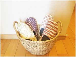 洗えるベルメゾンの北欧柄スリッパ4足組を来客用に新調した感想