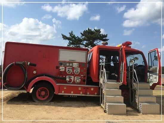 本物の消防車