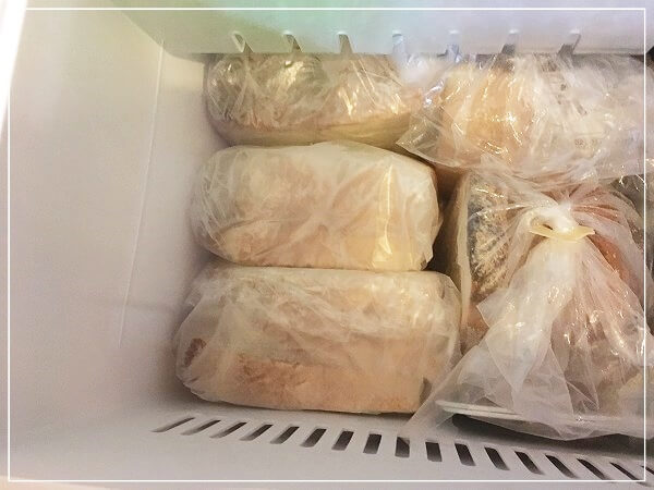 パンは冷凍保存する