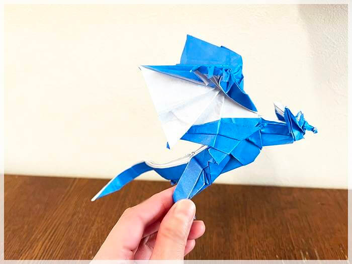超難解折り紙の【難易度３】フロストドラゴン