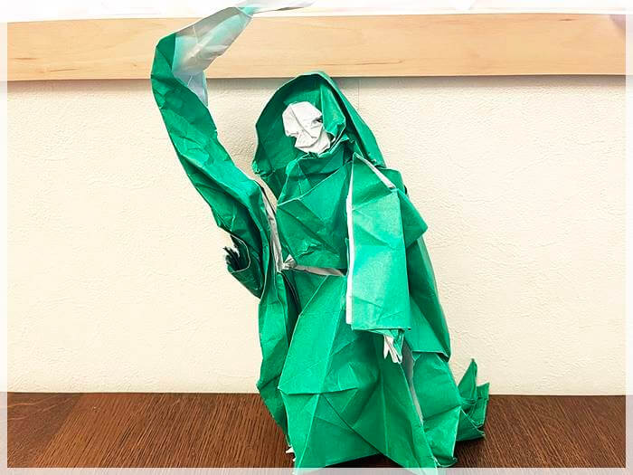 超難解折り紙の【難易度7】死神