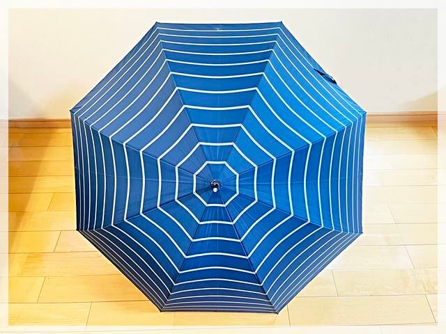 夫の選んだランバンオンブルーの雨傘