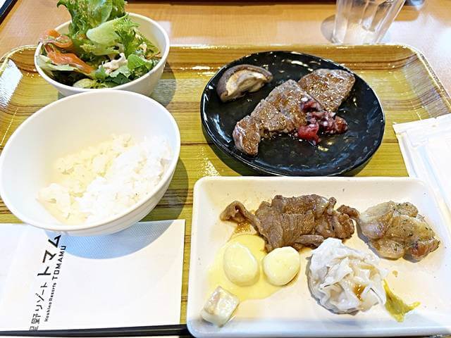 星野リゾートトマムのレストラン「ニニヌプリ」のお肉