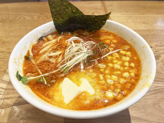 星野リゾートトマムのレストラン「竹蔵」の辛みそラーメン