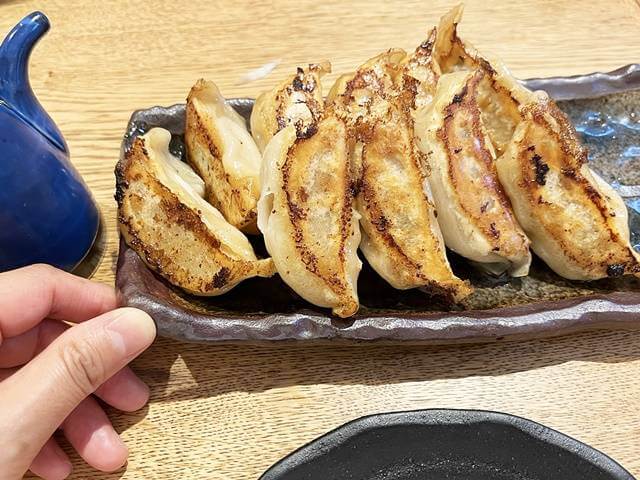 星野リゾートトマムのレストラン「竹蔵」の餃子