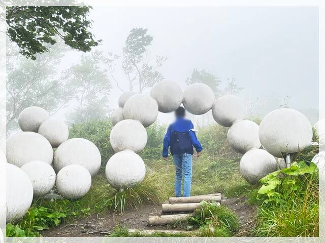 雲海テラスのクラウドナインにあるクラウドベッド