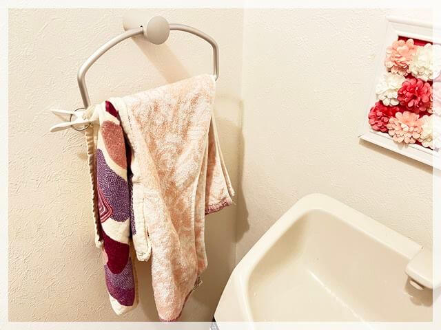 風邪のときはトイレのタオルも分けて使用