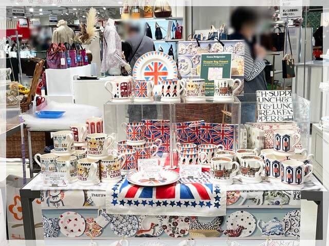 阪急梅田英国フェア2024年で販売されている食器
