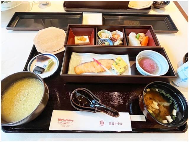 奈良ホテル朝食（和食）