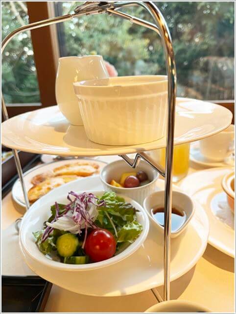 奈良ホテルの朝食（洋食）