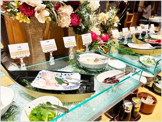 ドーミーイン境港「御宿野乃」の夜のバイキング①