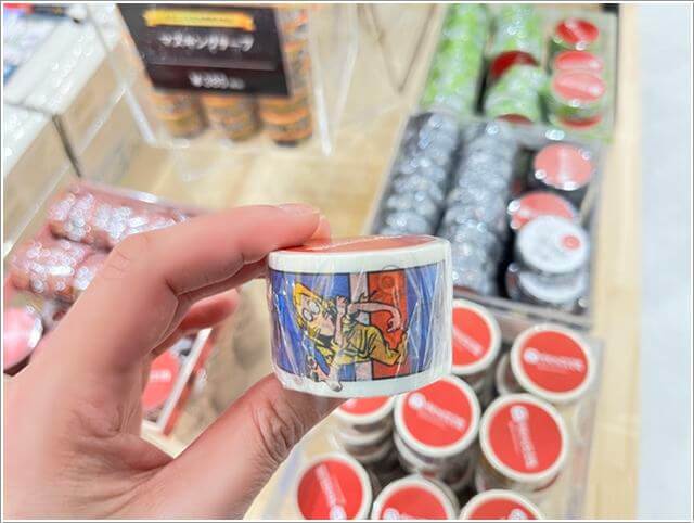 「水木しげる記念館」のミュージアムショップのマスキングテープ