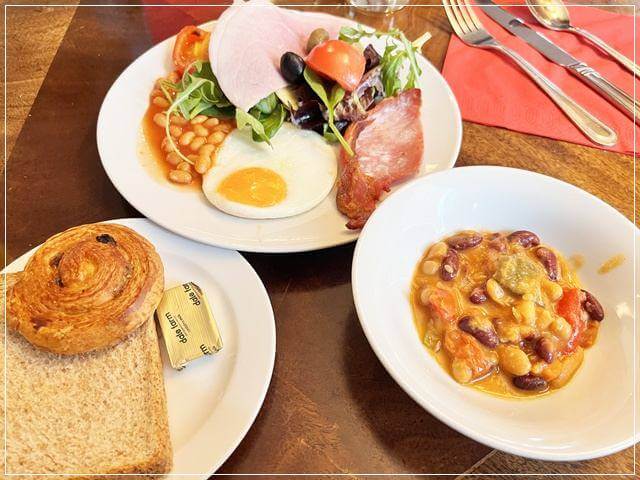 ロンドンのミレニアムホテルの朝食ビュッフェで食べたもの