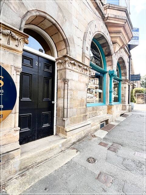 イギリスのハロゲイトでとったAirbnbの外観