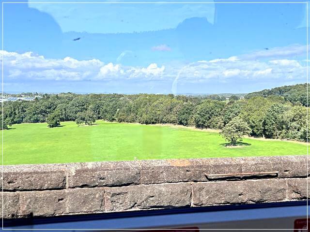 イギリスの電車から見る車窓