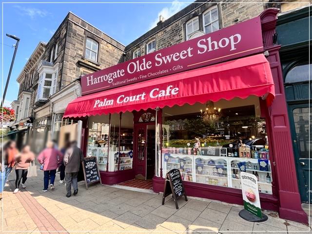 ハロゲイトにある「Olde Sweet Shop」の外観