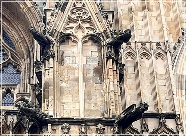 ヨークミンスターのガーゴイル