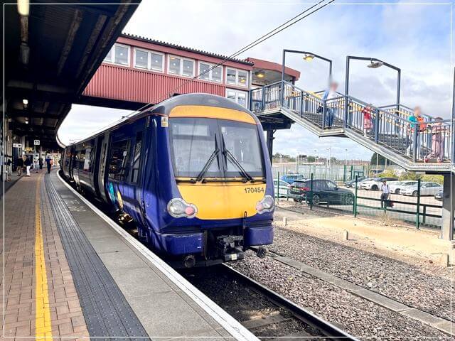 ヨークへの電車