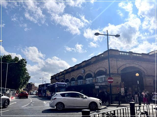 イギリスのヨーク駅前