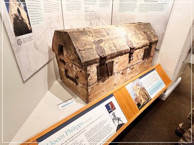 ナレスボロ博物館の中にある木箱