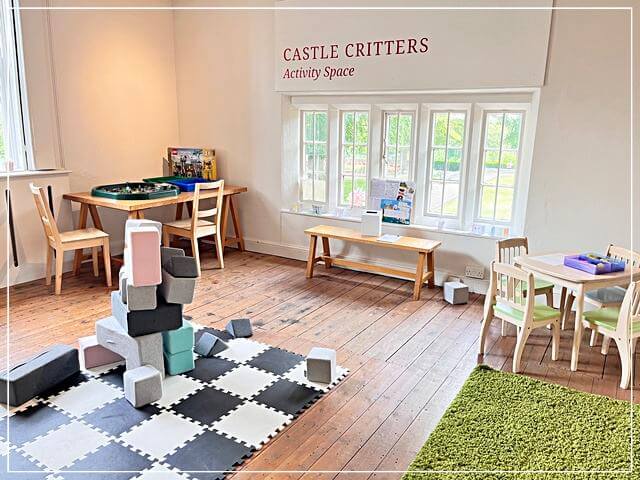 ナレスボロ博物館の中にある子供が遊べるスペース