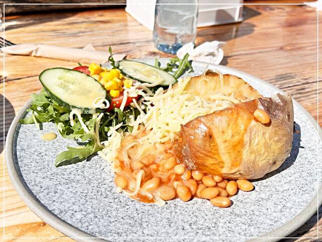 ナレスボロのニッド川沿いのカフェ「マリーゴールド」で食べたランチ③