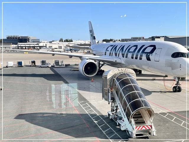 フィンランドに行くのに利用したフィンエアー