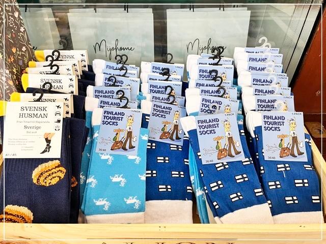 ヘルシンキのオールド・マーケットホールのお土産物