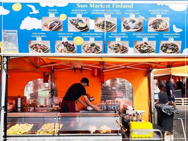 Kauppatoriマーケット広場の屋台①