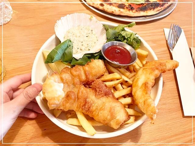 シドニーオペラハウスの「オペラバー」で食べたフィッシュアンドチップス