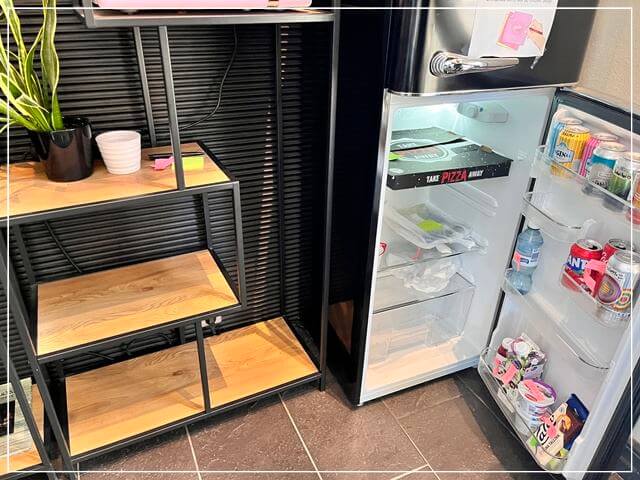ホテルヘルカの冷蔵庫