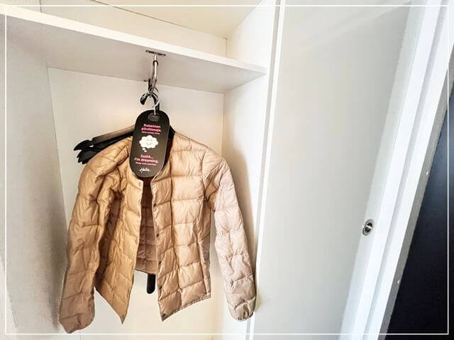 ホテルヘルカのクローゼット