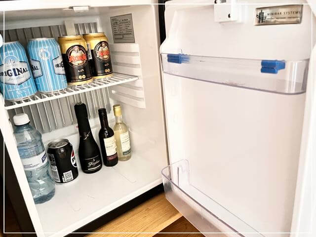 スカンディックタンペレシティの冷蔵庫