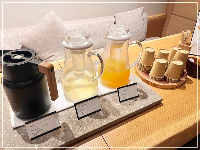 由縁札幌の夕方に提供されるドリンクサービス